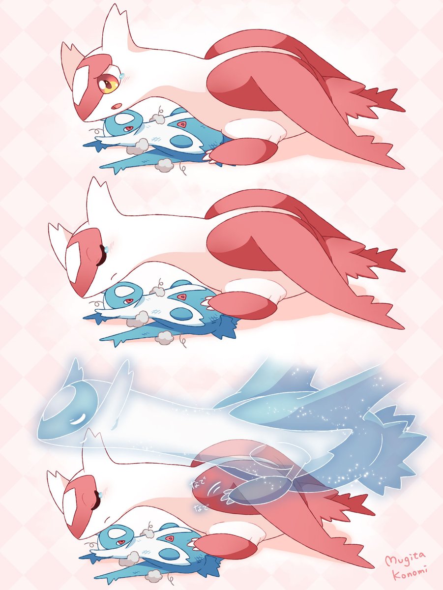 ラティアス 「お兄ちゃんはいつもそばにいるよ#ラティアスの日 」|麦田