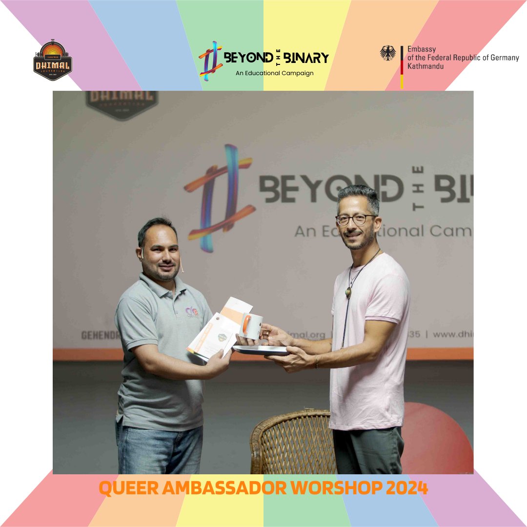 GehendraF's tweet photo. Day 3 of the Beyond the Binary - Queer Ambassador Workshop 2024 was a vibrant and enriching experience! Our participants were facilitated by intersex activist Eshan Regmi of Campaign for Change. https://t.co/8ilkeucCaj