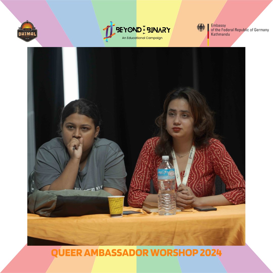 GehendraF's tweet photo. Day 3 of the Beyond the Binary - Queer Ambassador Workshop 2024 was a vibrant and enriching experience! Our participants were facilitated by intersex activist Eshan Regmi of Campaign for Change. https://t.co/8ilkeucCaj