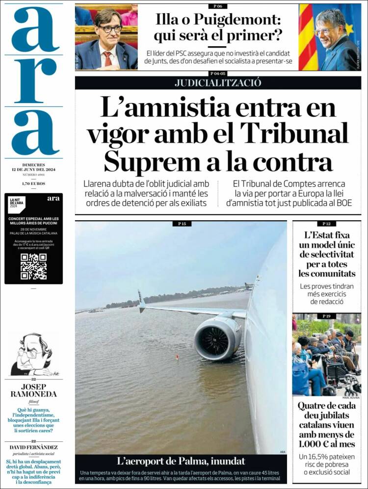 periodistes_cat's tweet photo. Repassa les portades dels diaris d'avui dimecres, 12 de juny🗞️ https://t.co/XzuzHwuUQ9