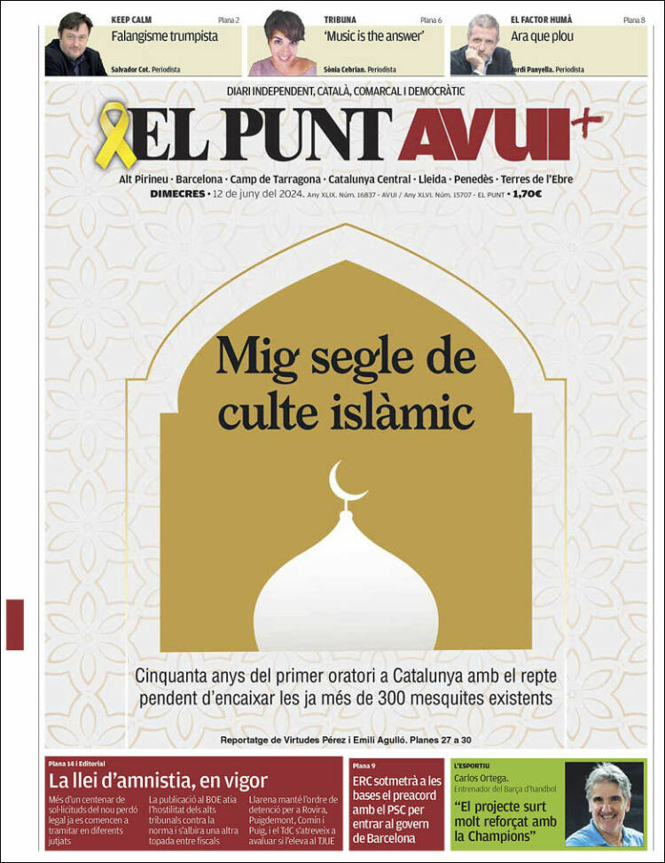 periodistes_cat's tweet photo. Repassa les portades dels diaris d'avui dimecres, 12 de juny🗞️ https://t.co/XzuzHwuUQ9