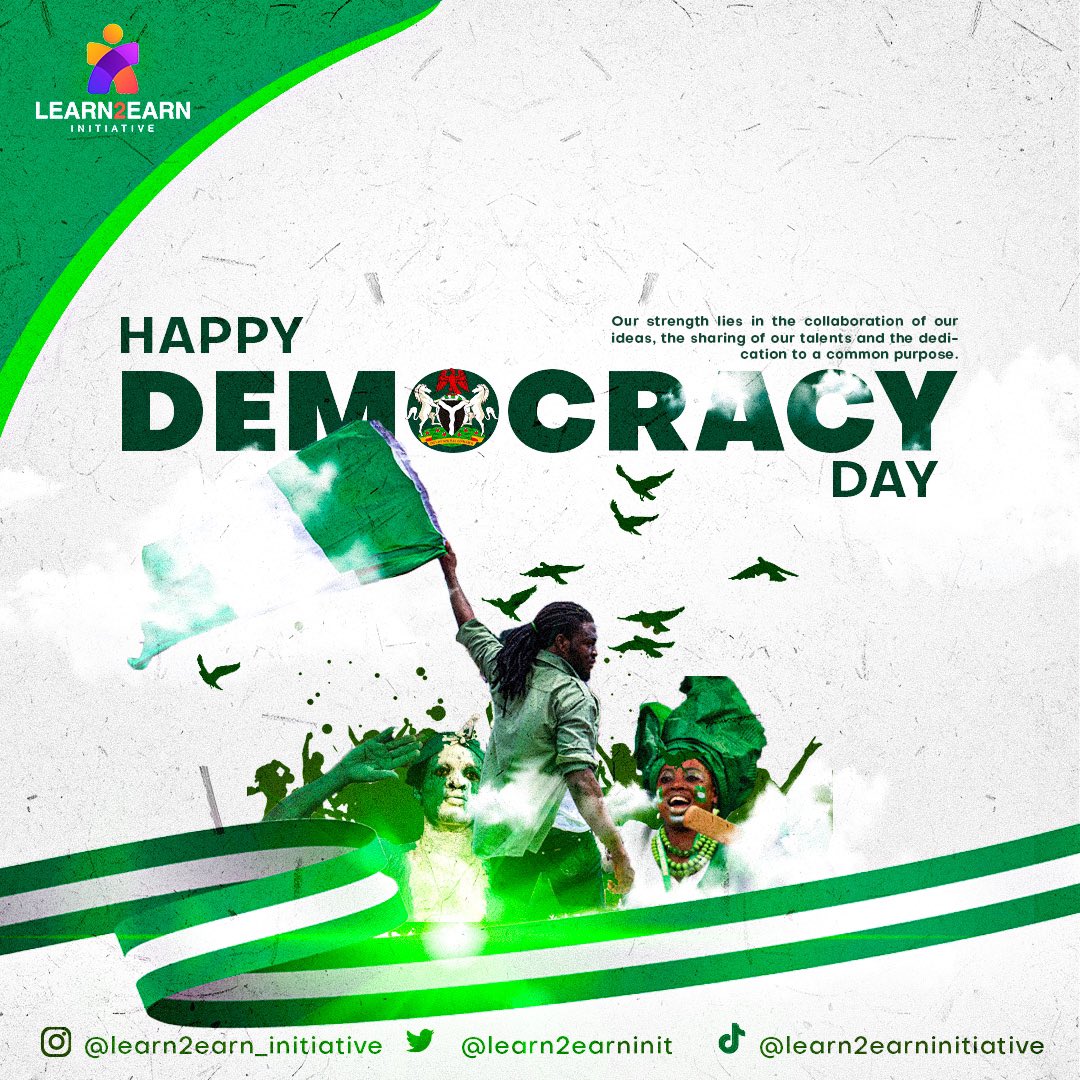 Learn2earninit's tweet photo. Harvesting Knowledge, Planting Futures 🌾📚.
Celebrating Unity and Education on this Democracy Day! 🇳🇬💡
Share the impact of education and nourishment for a brighter future! 🌟

#democracydaynigeria #happydemocracyday #happydemocracydaynigeria #qualityeducation #sdg #sdg2 #sdg4 https://t.co/zjw4VjBoTd