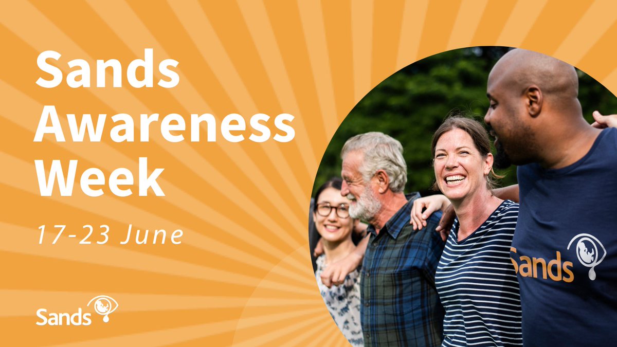 SandsUK's tweet photo. 📣 We are pleased to announce that #SandsAwarenessWeek is coming! 

The theme this year is #FindingTheWords 💭

We are here to help you start a conversation with someone you know who has experienced #PregnancyLoss or #BabyLoss 💙🧡

➡️ https://t.co/GJTDGVSBMV

#WeAreSands https://t.co/h9AxrzoaGj