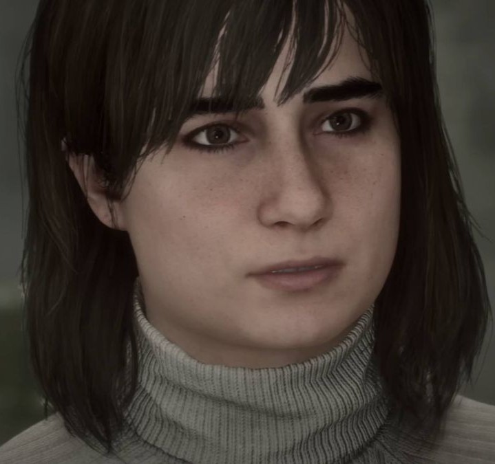 DimminyShitket's tweet photo. Figured out why people are upset about Angela in the Silent Hill 2 Remake https://t.co/lRWCRjKrWk