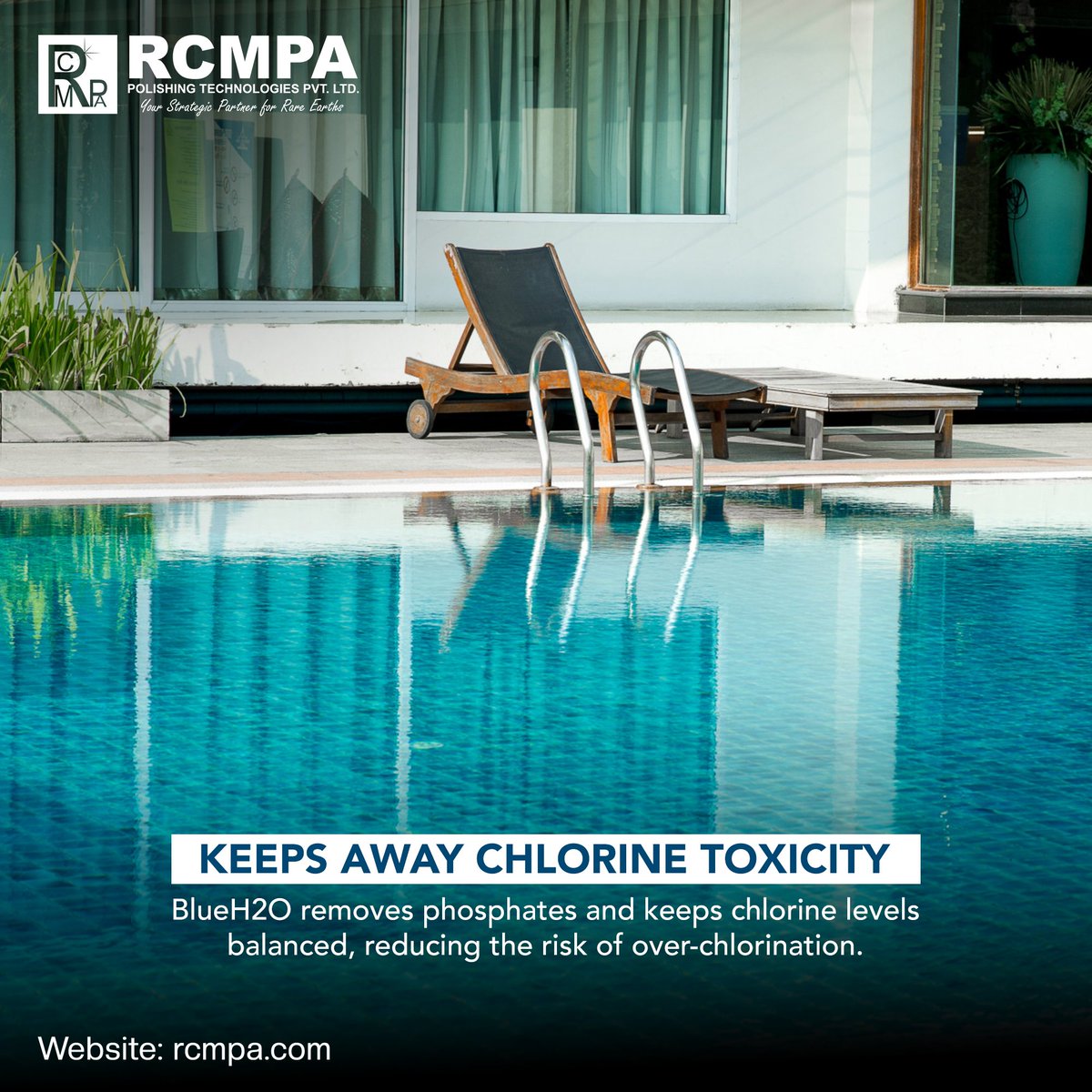 rcmpaglobal's tweet image. Discover the essential benefits of BlueH2O for your pool health! From balancing chlorine levels to protecting respiratory health and preventing skin irritation, BlueH2O is the key to a cleaner, safer swimming experience. Swipe through to learn more!   #PoolHealth #BlueH2O #Rcmpa