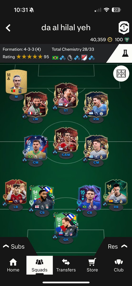 Mezzy____'s tweet photo. @UTSources Yeah he doesn’t look that good with my red 97 Messi https://t.co/qRlzdypP0B