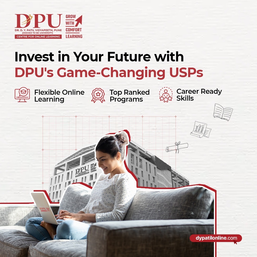 dpu_col's tweet image. Who says textbooks are heavy? Get your degree online with DPU.

Start your journey towards a career with our flexible online learning programs!

Visit - dypatilonline.com
call +917971845439 

#DPUCOL #DPUOnline #ComfortLearning #OnlineEducation #onlinedegree #onlinelearning