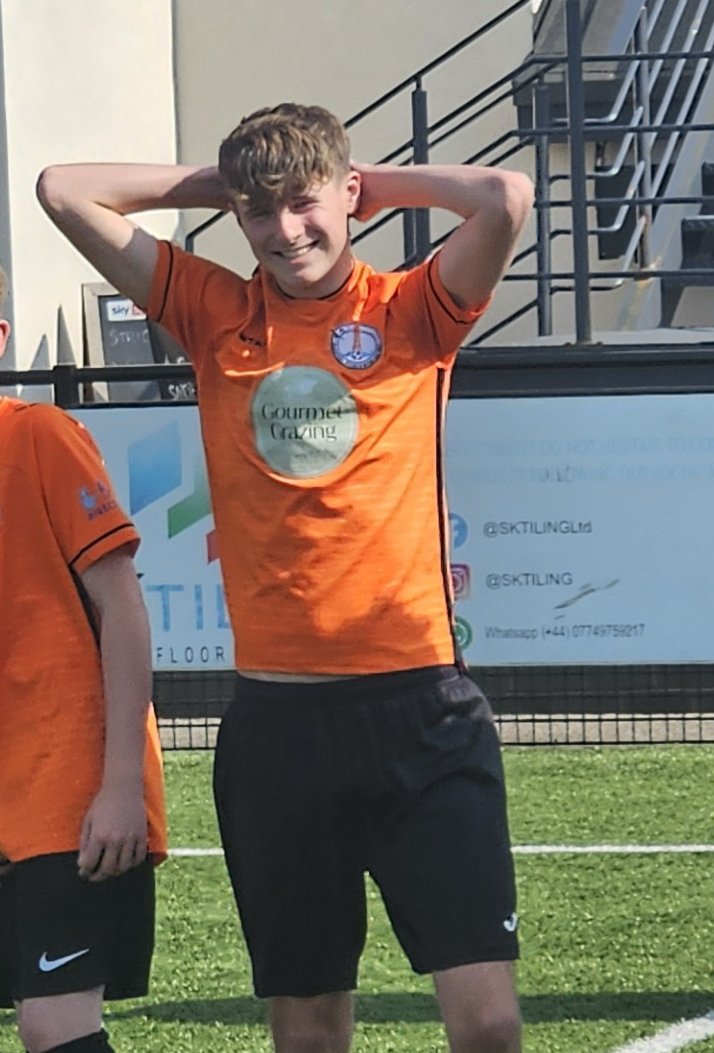Congratulations to footballer Nathan Hart who represented Blackpool, Fylde and Wyre in the U-14 Lancashire Cup Final.  Unfortunately, we lost 4-3 after extra time in a great game against Preston.  Nathan's two goals almost snatched victory.  Well done, Nathan!