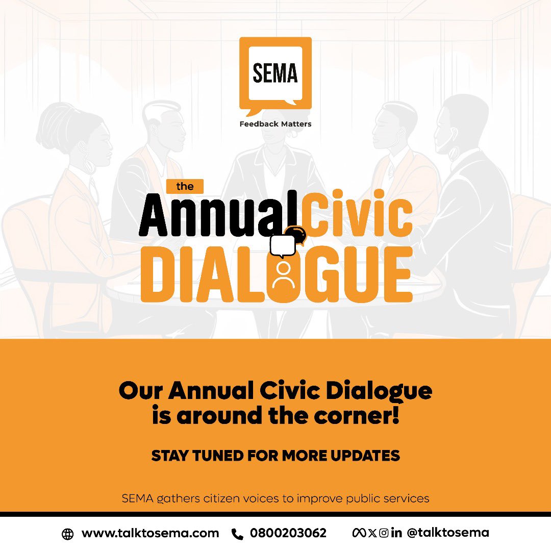 talktosema's tweet photo. Since 2018, SEMA has been hosting Civic Dialogue events in Uganda, bringing together key industry players from civil society, media, government, and the public to tackle issues of social accountability and service delivery. This year’s Civic Dialogue preparations are currently https://t.co/Wzaci9deYz