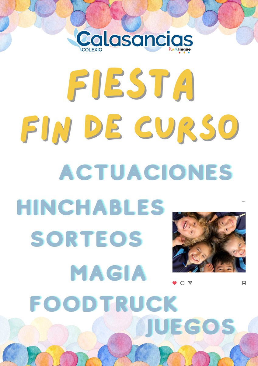 CalasanciasCoru's tweet image. ¡Este sábado! A partir de las 10.30h, te esperamos. 

#SomosCalasancias
#CalasanciaMenteFelices
#TeachingForLife
#K_Damos