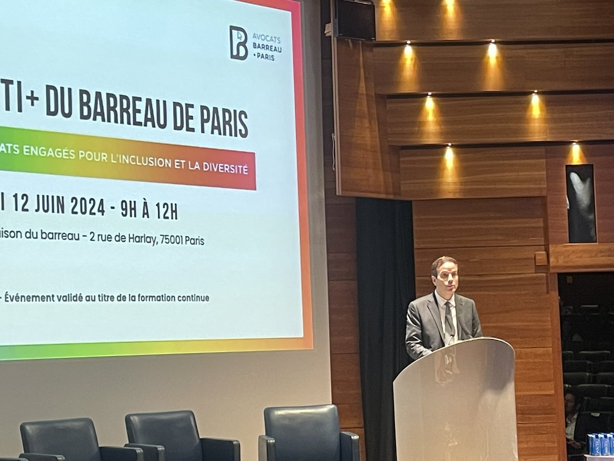 LilaD_H's tweet photo. En ce mois des fiertés, @Avocats_Paris organise sa journée LGBTI+ pour rappeler que les #avocats sont engagés pour l’ #inclusion et la #diversité avec @batonnierparis https://t.co/U7uiAazpmq