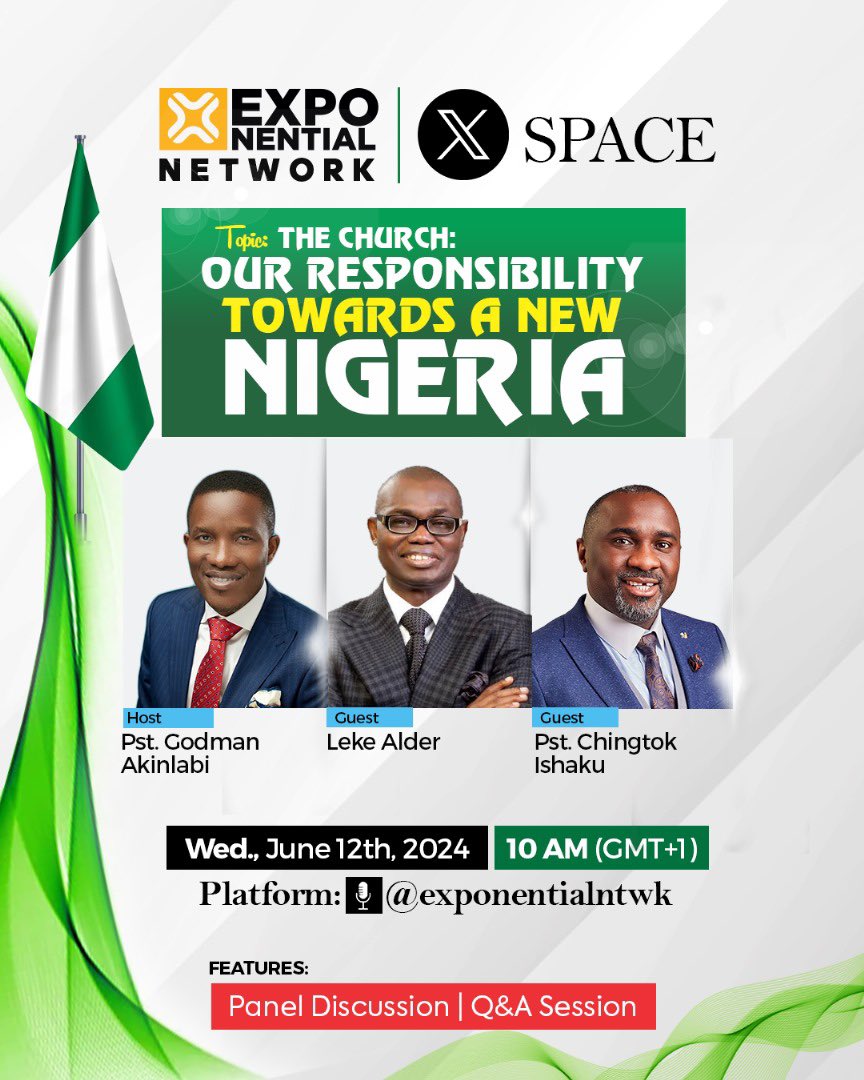 bjfadase1's tweet image. Happy Democracy Day! It’s been 25years of interrupted democracy in Nigeria 🇳🇬. Many reasons to still celebrate and more progress to be done. 

Join the conversation today as we navigate and anticipate progress. 

The Church must play its part. #getinvolved #democrayday #gldf