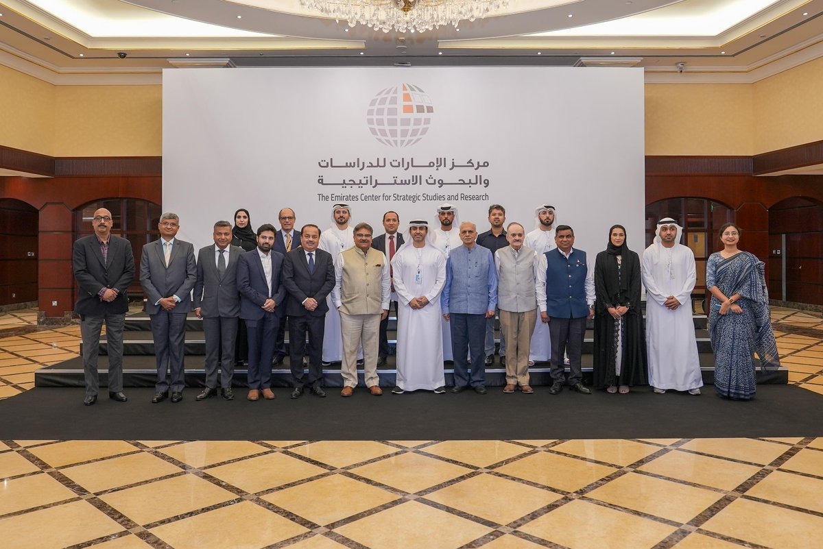 vifindia's tweet photo. Vivekananda International Foundation, New Delhi and the Emirates Center for Strategic Studies and Research, Abu Dhabi held think-tank level dialogue on 3 June 2024 in Abu Dhabi to explore new possibilities of cooperation in trade and advanced technologies. @TheECSSR
#ECSSR #VIF #IndiaUAERelations
