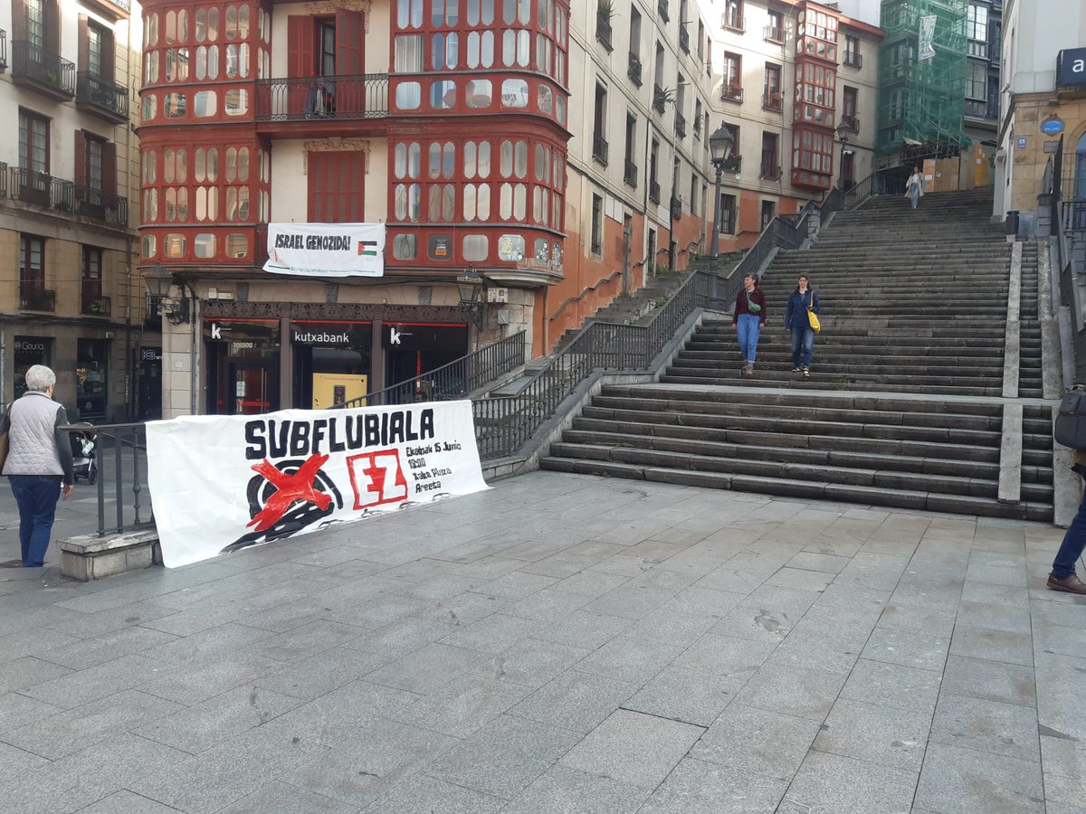 Bilbon ere zapatuko manirako deialdia zabaltzen gabiltza!

Bizkaia osorako izango da oso kaltegarria azpiegitura hau!

Subflubialaren dirua garraio publikorako!