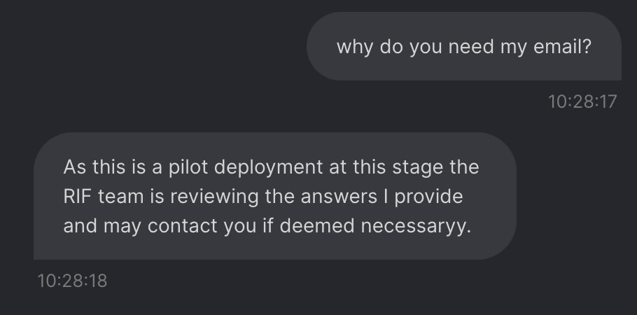 siruslan's tweet photo. @panis_pieri @NicDamianou @ResearchCy @CScientistCy @TLoukaidis The chat does provide an explanation right in the initial intro message. But we also added an answer when people ask it. https://t.co/HYLY4fvoj0