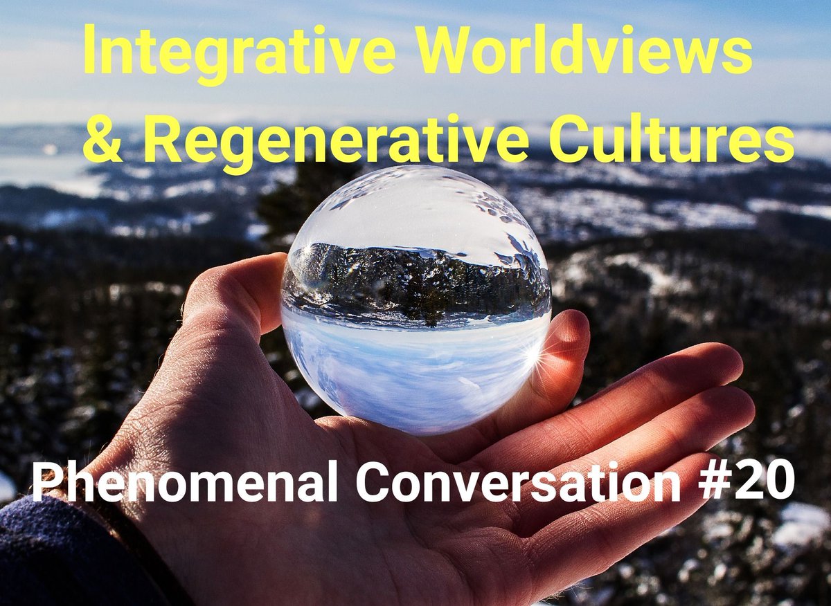 Worldviews are the ‘big stories’ through which humans make sense of, their experience of the  world. Join Annick de Witt and I to connect head, heart and soul thro interview, pair dialogue &amp; large group harvest Tuesday 2 July online from 19.00-21.00 CEST 
buff.ly/457T2zg