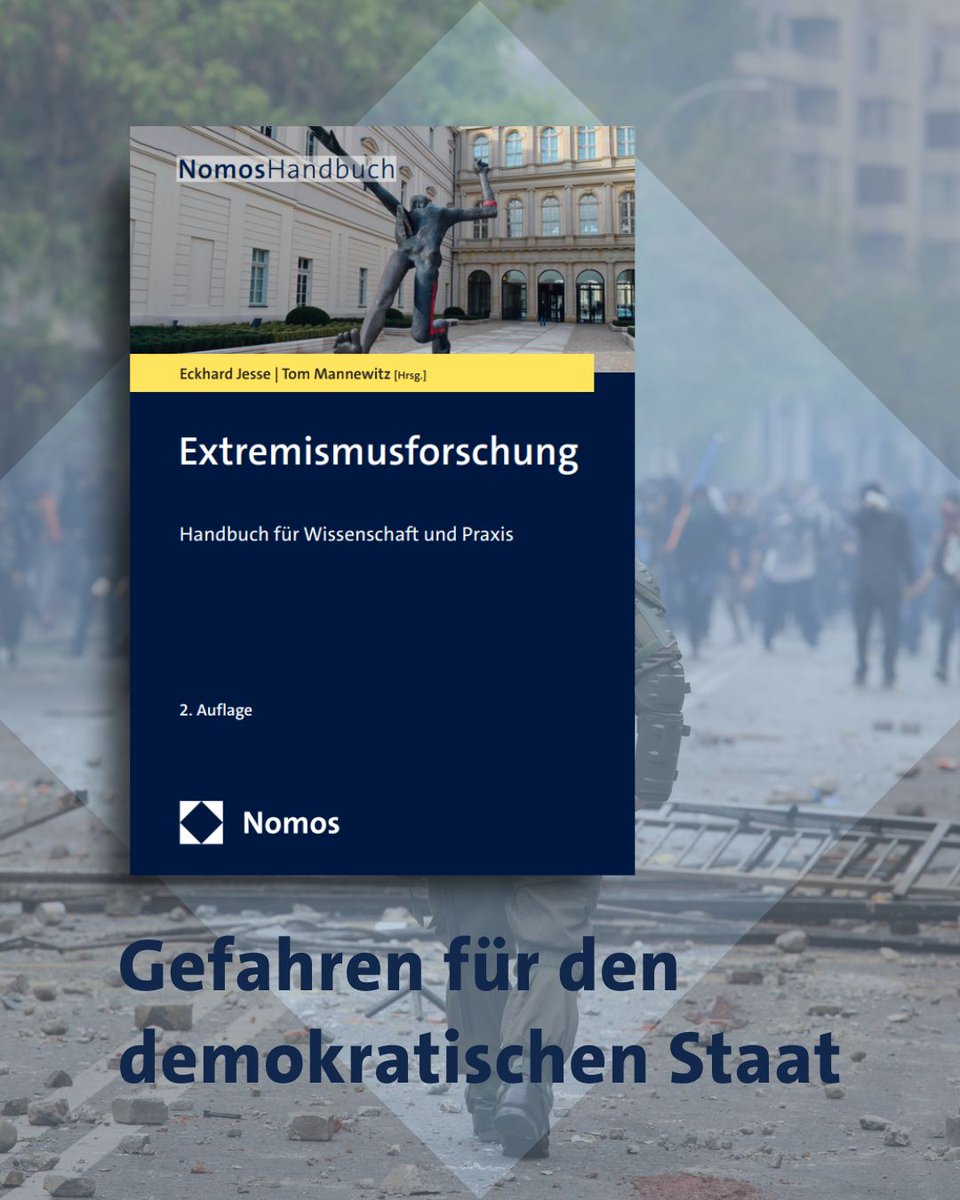 NomosVerlag's tweet photo. Den Schwerpunkt des "Handbuchs Extremismusforschung" bilden Konzepte, empirische Darstellungen sowie Ansätze zur Erklärung von Einstellungen, Handlungen und Wahlergebnisse. https://t.co/hXdg4pNl7V