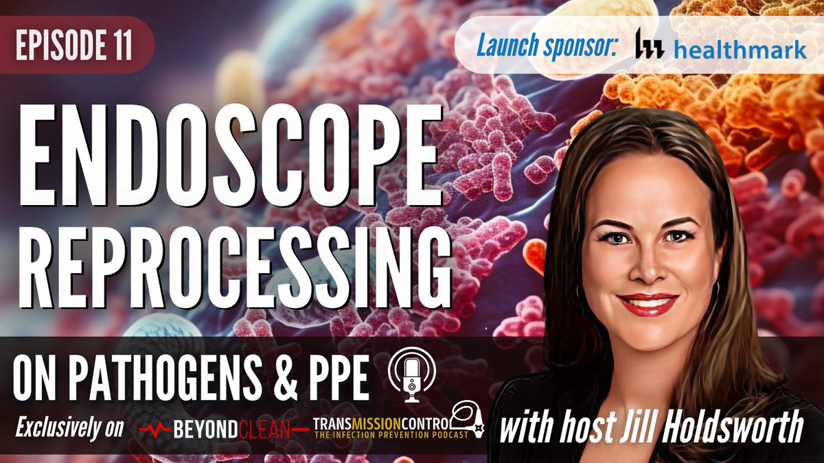 BeyondCleanInfo's tweet photo. Tune in to this week's NEW episode! 😎 https://t.co/pGBQFii1pW // Hey, Sterile Processing Pros and Endoscope Enthusiasts! The time has come to uncover the secrets to successful endoscope reprocessing! 

#BeyondClean #TransmissionControl #OnPathogensPPE https://t.co/M8LeX18EWe