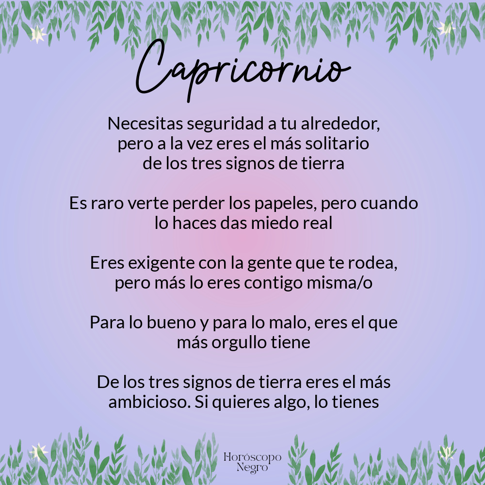 capricornio_hn's tweet photo. Capricornio, tu elemento es la tierra y aquí van datos interesantes que debes saber 🔮 https://t.co/rERnT2cuSl
