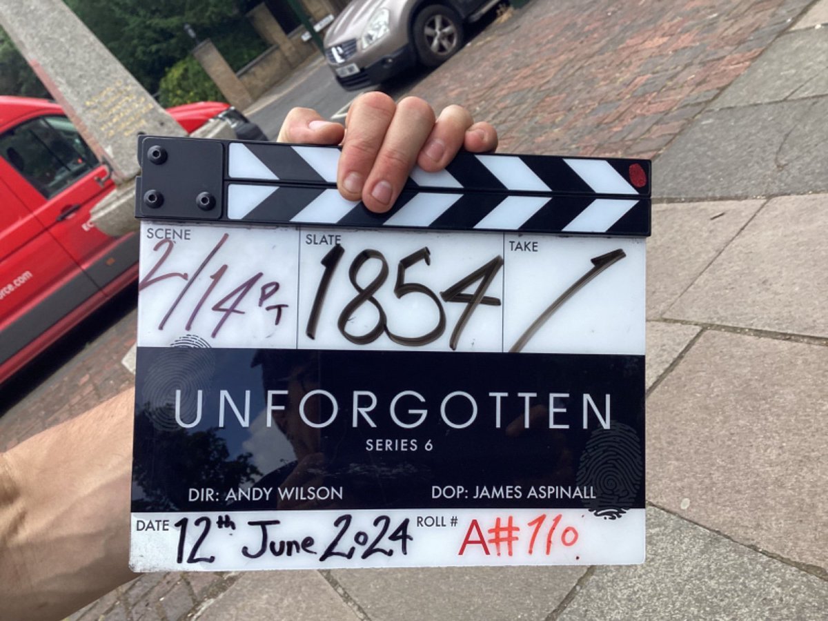 Chris Lang (@chrislangwriter) on Twitter photo The last slate!!
So that is a wrap on S6 of @Unforgotten. Very proud of this new series. Thank you to our astonishing crew and cast, led by the brilliant <a href="/TVSanjeev/">Sanjeev Bhaskar💙</a> and the fabulous <a href="/SineadKeenan/">Sinéad Keenan💙</a>. The last slate!!
So that is a wrap on S6 of @Unforgotten. Very proud of this new series. Thank you to our astonishing crew and cast, led by the brilliant <a href="/TVSanjeev/">Sanjeev Bhaskar💙</a> and the fabulous <a href="/SineadKeenan/">Sinéad Keenan💙</a>.
