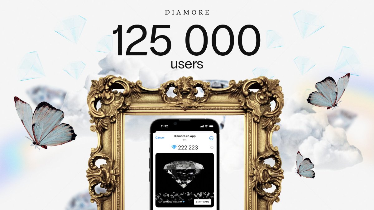 🎉 We just hit 125,000 users! 🎉

To celebrate, we're giving away:

- 200 TON for 50 winners (4 TON each)
- 2,000,000 💎 points (50k each)
- 150 OG roles

To participate: 
Like, RT &amp; comment on this tweet with your Telegram username!

Good luck!✌️