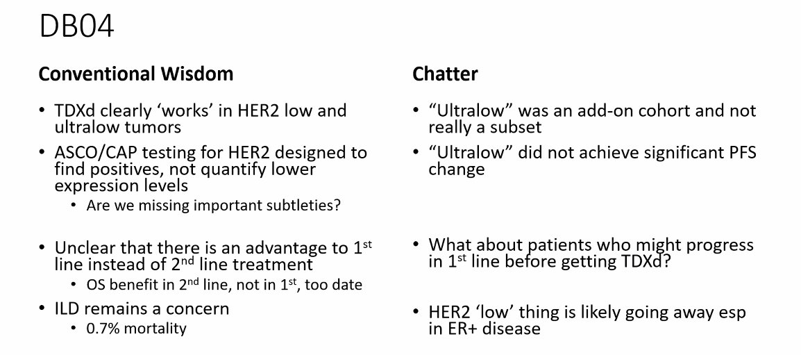 drsarahsam's tweet photo. Best meeting of the year! I get @DrHBurstein break down ASCO Data. His eloquent thoughts on Destiny-Breast 04 versus 06 and which line to use T-DXd for Her-Low patients. @DFCI_BreastOnc https://t.co/JXGIoJr6w1
