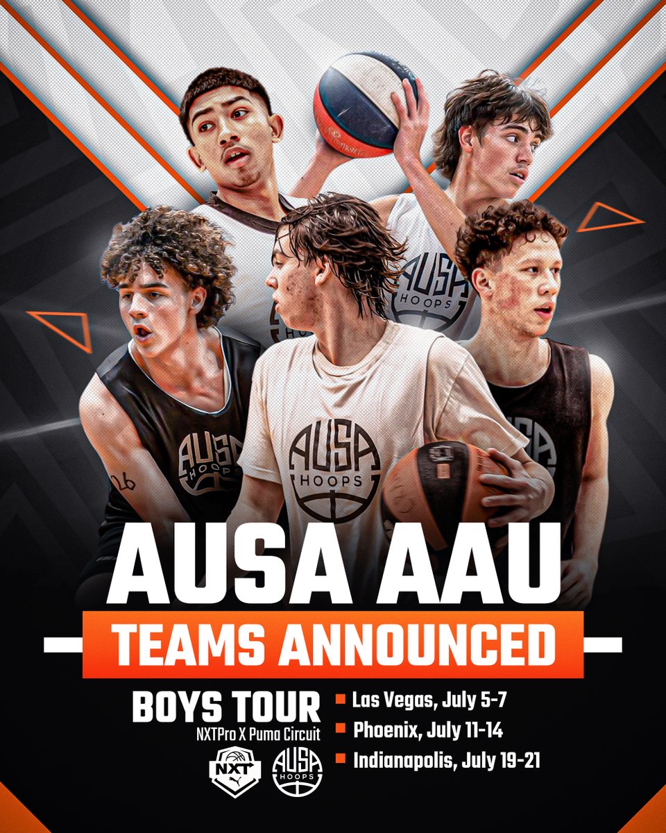 AUSA Hoops (@ausa_hoops) on Twitter photo ‼️Attention College Coaches‼️
The top 🇦🇺 recruits from across the country will make their way to Las Vegas, Phoenix & Indianapolis this July. We are excited to be a part of the <a href="/NxtProHoops/">NXTPRO Hoops</a> <a href="/PRO16League/">PRO16/NXTPRO League</a> again.
Check out team rosters here: tinyurl.com/24ffy5vd ‼️Attention College Coaches‼️
The top 🇦🇺 recruits from across the country will make their way to Las Vegas, Phoenix & Indianapolis this July. We are excited to be a part of the <a href="/NxtProHoops/">NXTPRO Hoops</a> <a href="/PRO16League/">PRO16/NXTPRO League</a> again.
Check out team rosters here: tinyurl.com/24ffy5vd