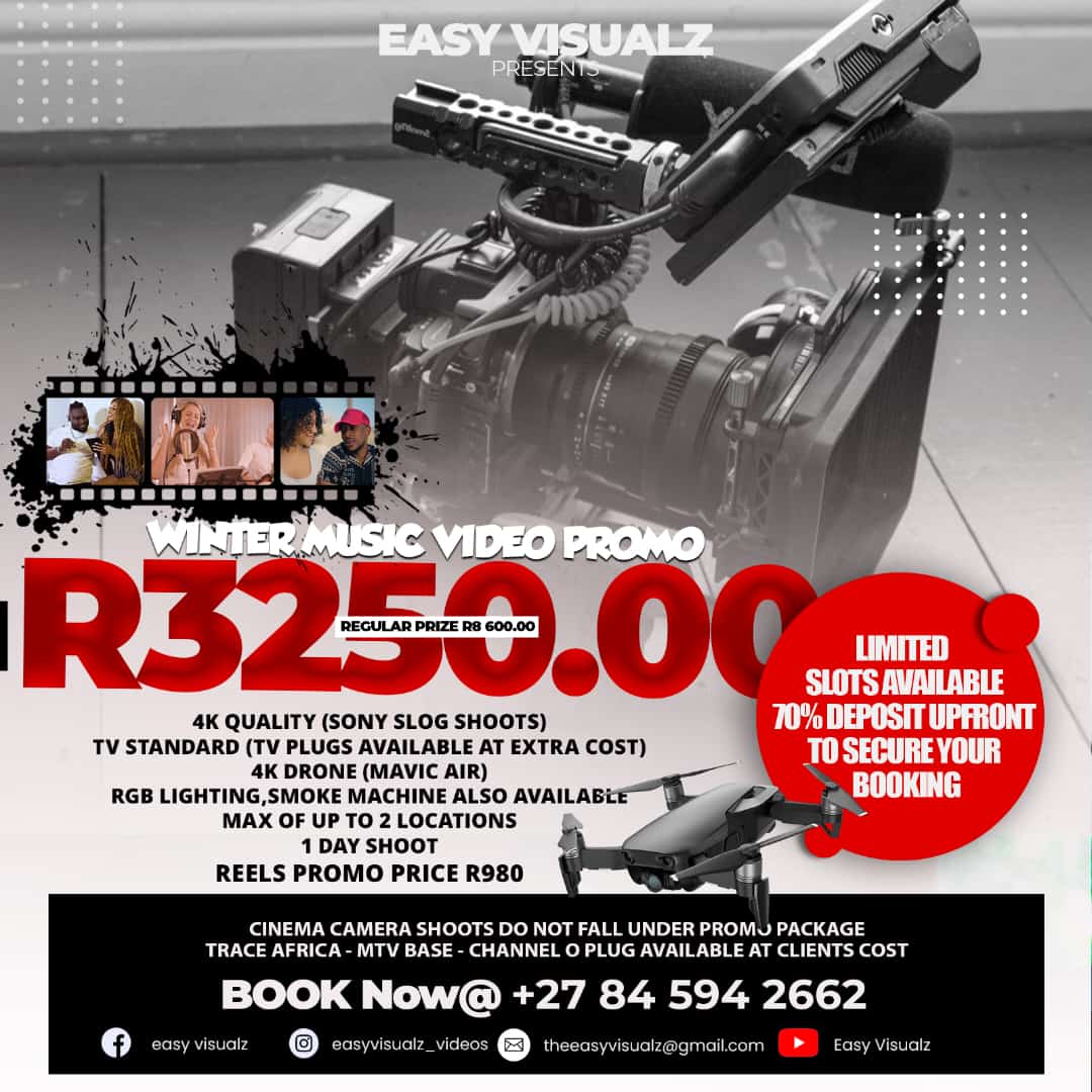 EasyVisualz's tweet image. Christmas in June. Artists we are running a crazy promo. Hit us up n lets make magic 🔥🔥🔥👌🎞