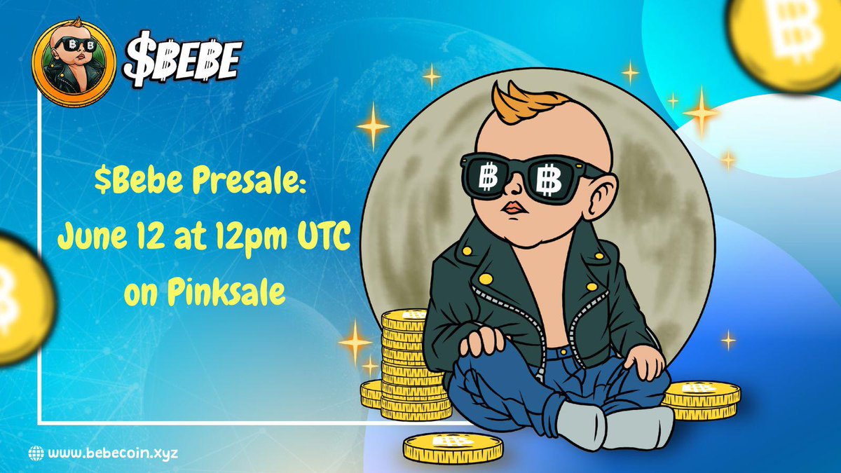 silvinaescudero's tweet image. 🚀 Join the LIVE $Bebe Presale on Pinksale! Starting TODAY at 12pm UTC! 🌟

🔗 Presale on Pinksale: pinksale.finance/solana/launchp…

$Bebe – where crypto meets real-world impact! Join us in making a difference while reaping rewards.

💥 $Bebe 💥
🔒 Audited Contract
🛡️ KYC with Pinksale…