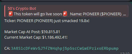 DragonWallets's tweet photo. @PIONEER_LILLY Thank you for the 20x! Click the link in my bio if you want calls like this. https://t.co/EHUkGmwbPm