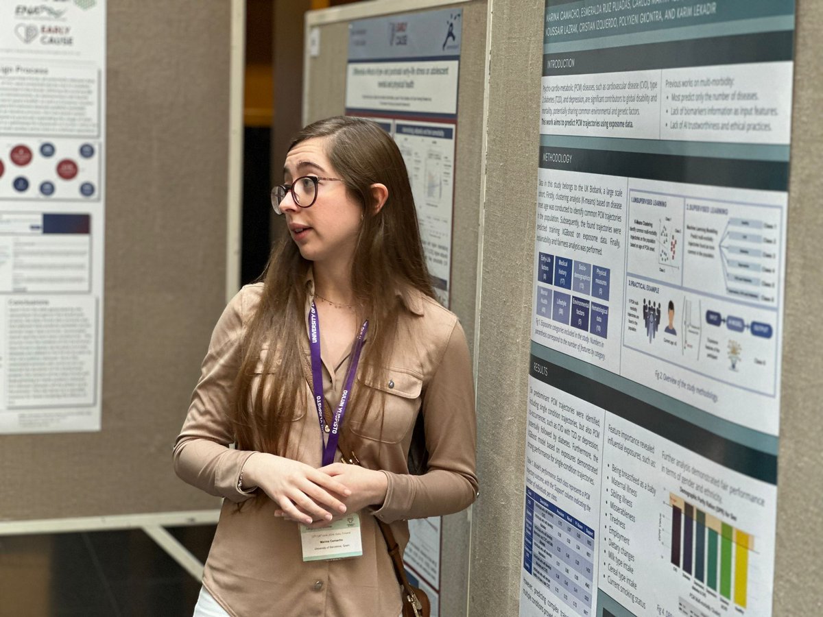 Great poster session at the Paula Rantakallio Symposium in Oulu, Finland today! 🇫🇮 We're showcasing exciting findings from the EarlyCause Project! 🌟🧬 #exposome #AIinMedicine #HealthTech #Postersession #Research