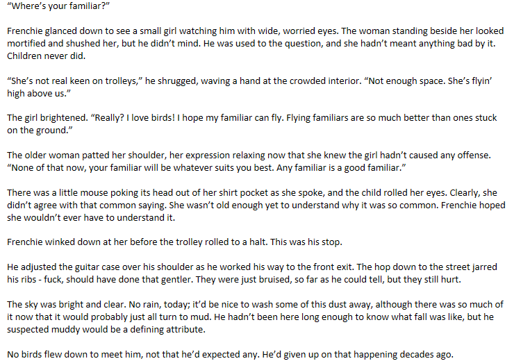 Aletea_OFMD's tweet photo. #WipWednesday ! Here's a couple snips from a Frenchie POV #Ouizzy fic I'm working on for #ofmdaugust day 10 (1900s/Firefighters/Familiars), which will hit all three prompts, and also lands on the last day of Ouizzy week! It will be 20-30k words https://t.co/h6MsEzQLvd