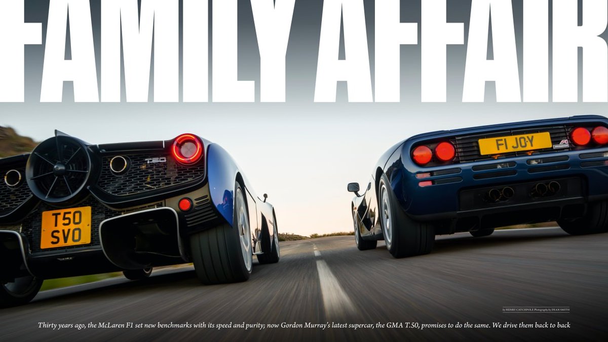 evo magazine (@evomagazine) on Twitter photo In issue 323 of evo, the <a href="/McLarenAuto/">McLaren Automotive</a> F1 meets its spiritual successor, the GMA T.50, in an analogue hypercar twin test to end them all. We also say farewell to the Audi TT, revisit the Mégane R26.R and much more - evo.co.uk/magazine/20686… <a href="/PlanetGMA/">Gordon Murray Automotive</a> In issue 323 of evo, the <a href="/McLarenAuto/">McLaren Automotive</a> F1 meets its spiritual successor, the GMA T.50, in an analogue hypercar twin test to end them all. We also say farewell to the Audi TT, revisit the Mégane R26.R and much more - evo.co.uk/magazine/20686… <a href="/PlanetGMA/">Gordon Murray Automotive</a>
