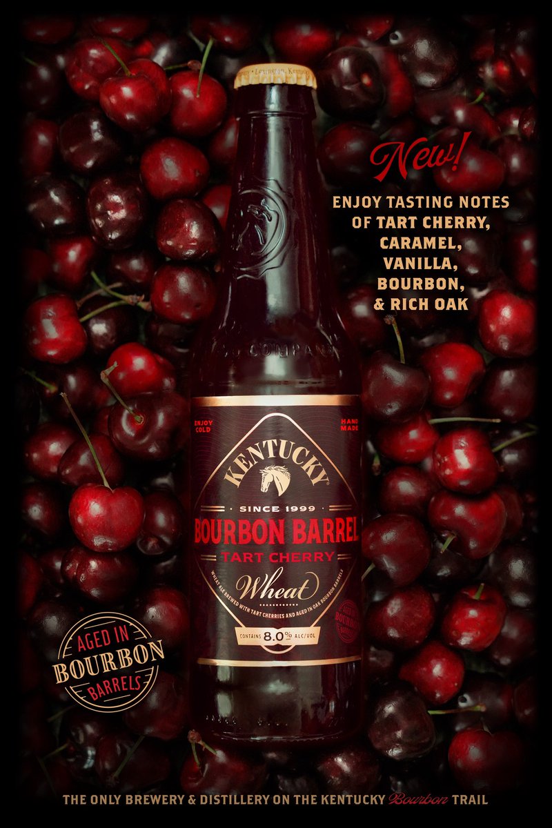 Introducing our brand new summer release, Bourbon Barrel Tart Cherry Wheat!🍻🍒