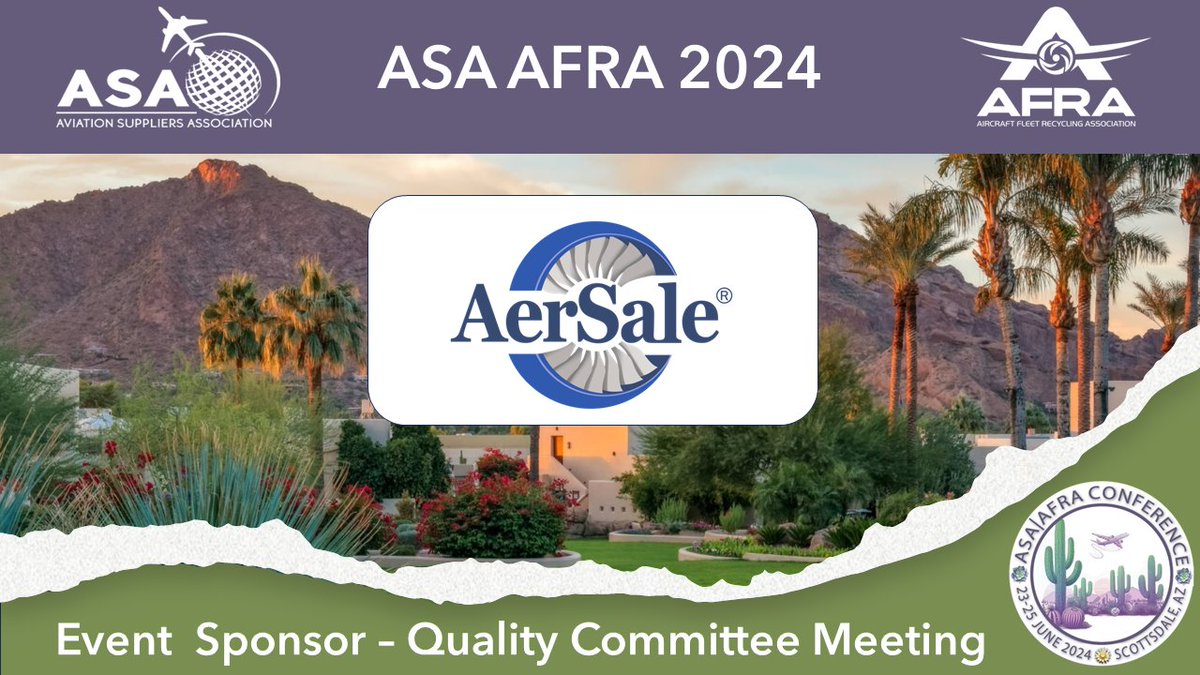 AFRARecycles's tweet image. Thank you @Aersale for your sponsorship of the Quality Committee meeting at #ASAAFRA2024! 🛩️ We appreciate your commitment to advancing the industry and making this event a success! 🙌 #QualityMatters #ASAMember #AFRAMember #ASA100 #ASACB #AFRABMP #USM #engine #Leadership