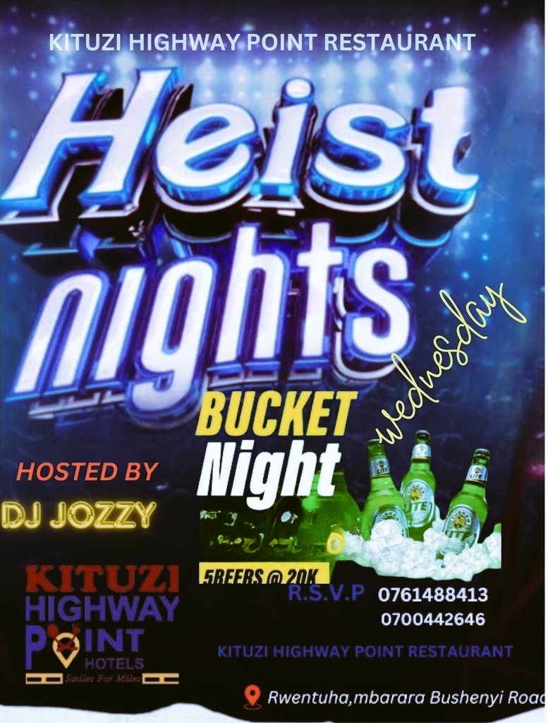 HighwayPointkit's tweet photo. Heist nights at KITUZI HIGHWAY POINT HOTEL 
#unlockingHappiness https://t.co/qDYHAAprYE