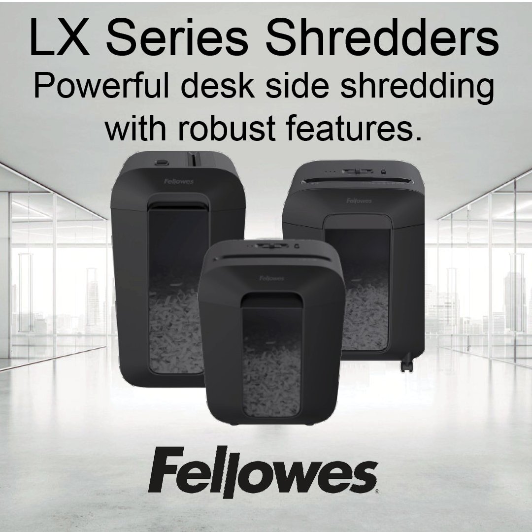 Thoughtfully designed. LX Series shredders are designed &amp; built with the quality, durability and shredding capacity you'd expect from Fellowes, the makers of The World's Toughest Shredders. CLICK TO SHOP NOW.  shopofficeonline.com/app/capricorn?… #fellowes #shredders #westperth #mitchellont