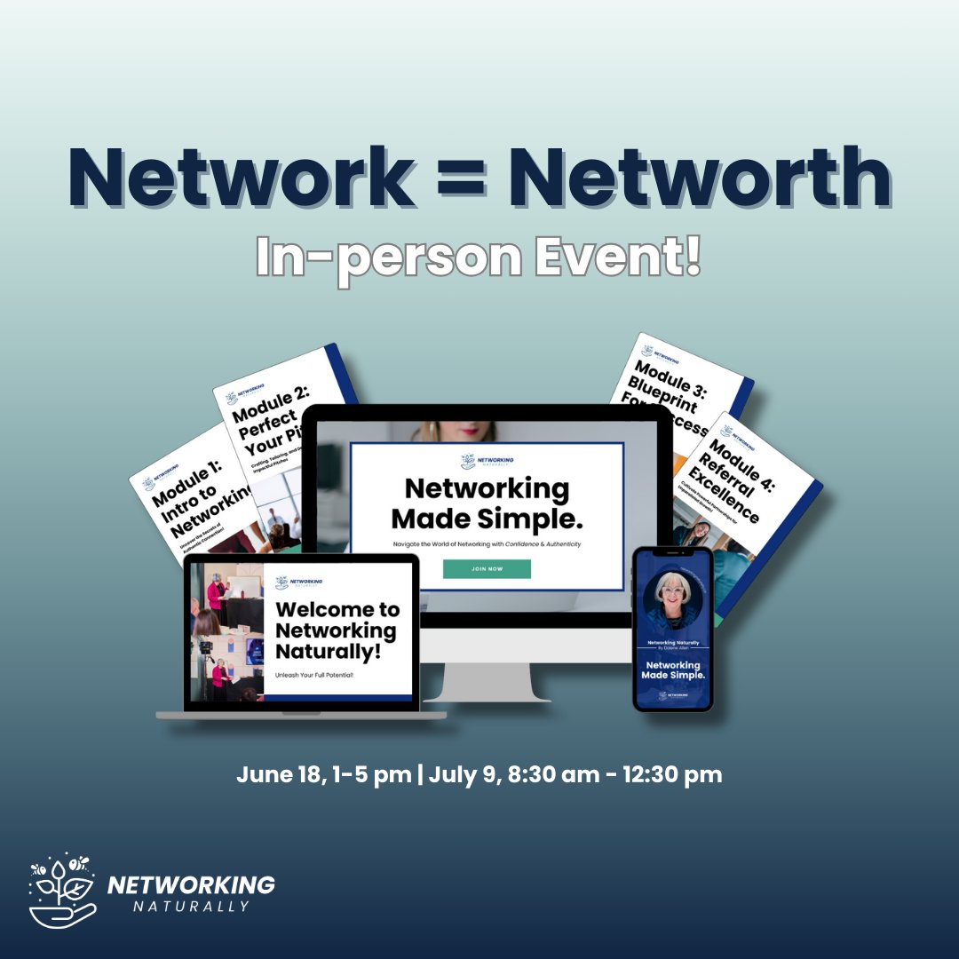 bnimaritimes's tweet image. Build powerful referral partnerships, master your pitch, and connect deeply. 

Only 20 spots per event!

🗓️ June 18, 1-5 PM | July 9, 8:30 AM-12:30 PM 
💰 $97.00
Register now: eventbrite.ca/o/bni-maritime…

#BusinessGrowth #NetworkingWorkshop