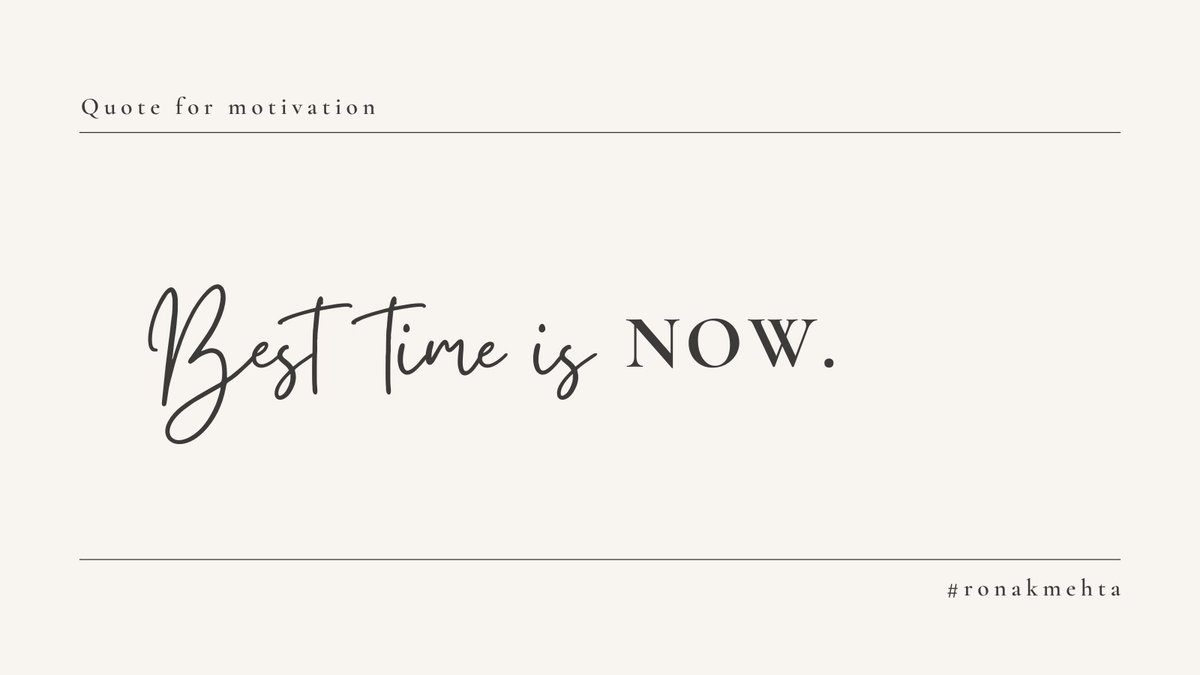 ronakmehta1234's tweet photo. The best time to start anything, no matter the field, is always right now. Not today, not tomorrow, but right now.
Start your stock market journey, follow @ronakmehta1234 for chart analysis for learning purpose.
#motivation #nostrees #mindset #start #takeastep https://t.co/EE7dFQNGsY