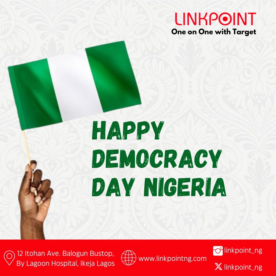 LinkpointNg's tweet photo. Happy democracy day 💐 https://t.co/qoPiCNEUkF
