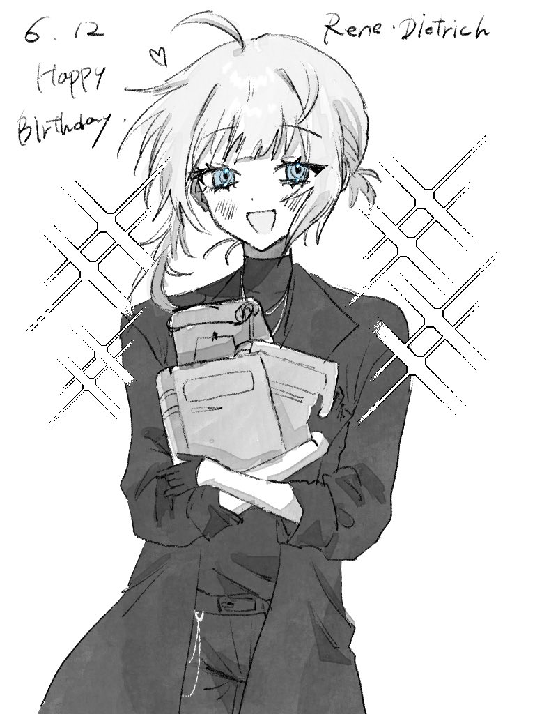 kana_date_9263's tweet photo. ルネ今日誕生日だね！おめでとう！
手作りクッキーと本貰えて嬉しそう https://t.co/IOysx5wRWt