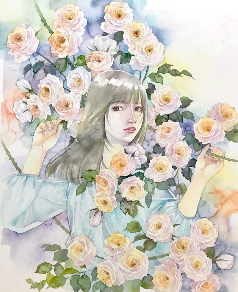 「#これまでの代表作を4つ見せて 」|綾坂璃緒(雛希ゆた)のイラスト
