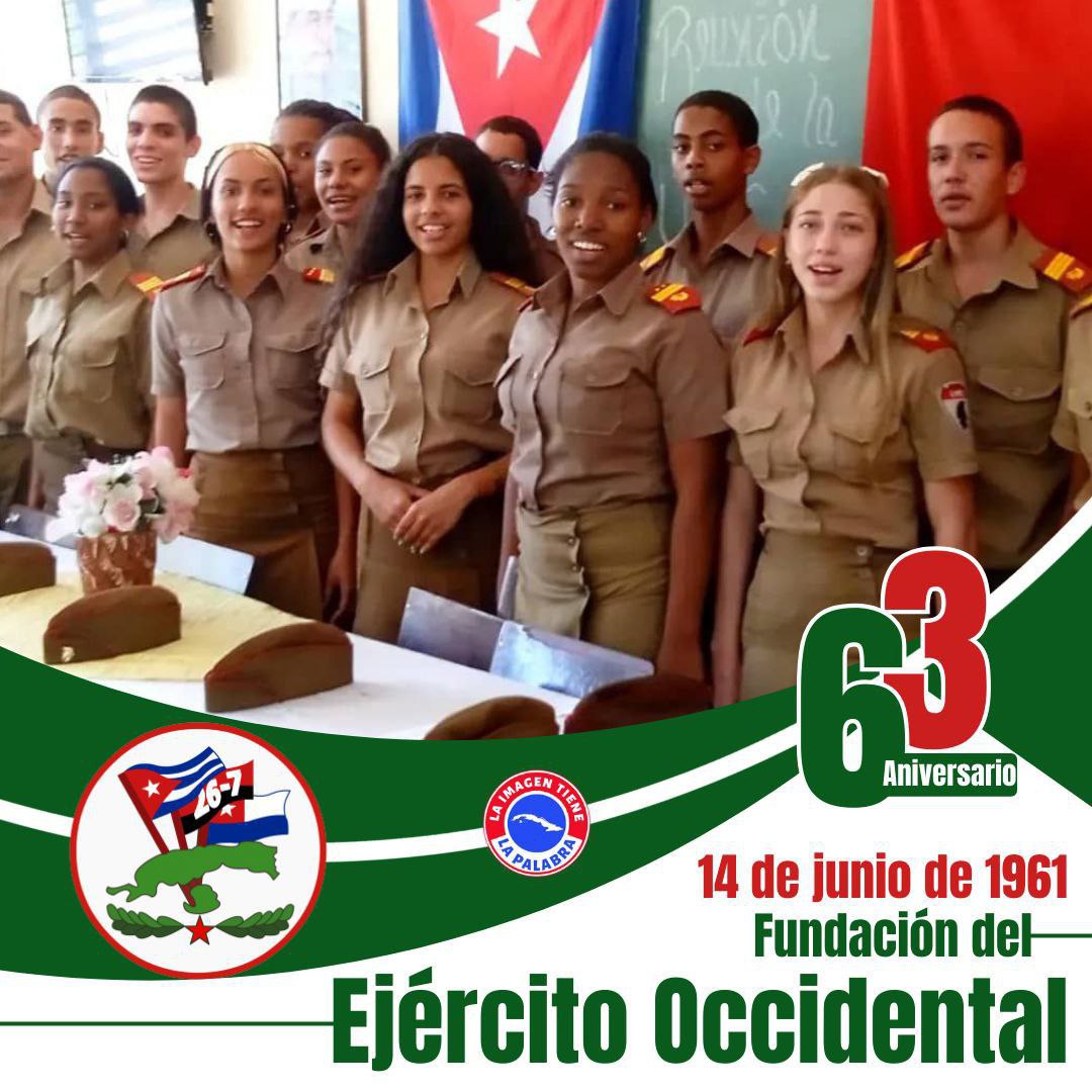 Masi30159455's tweet photo. Feliz aniversario a ese Ejército invencible de hombres y mujeres valerosos.#CubaViveEnMí #CubaViveYVence https://t.co/tWaObFMvtj