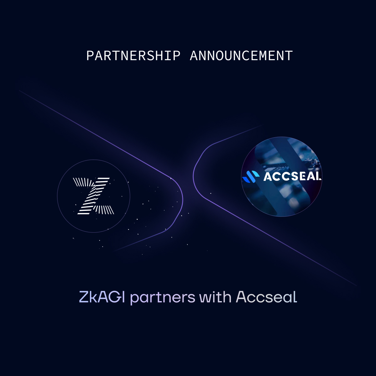 zk_agi's tweet photo. ZkAGI is excited to announce a strategic partnership with @Accseal a leader in hardware products, online computing power leasing services, and Zk technology consulting. 🤝

This partnership will drive forward the innovation and application of Zk technology in the market. 🔧💡

By combining Accseal's hardware and service expertise with ZkAGI's advanced AI and Zk technology, we aim to create a robust ecosystem that accelerates the adoption of our cutting-edge solutions. 🌐💻

Together, we look forward to fostering innovation, enhancing service delivery, and achieving new milestones in the dynamic field of ZKP Computing.

#Partnership #DeAI #Blockchain #ZKPComputing #Zkproof