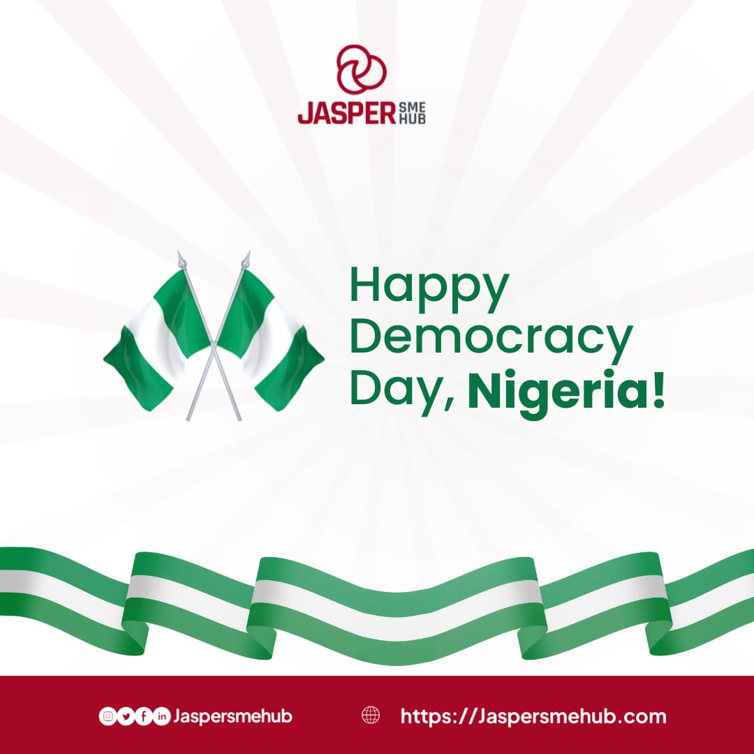Sending out the best of wishes to all amazing entrepreneurs as we join others to celebrate Nigeria's Democracy day 🇳🇬