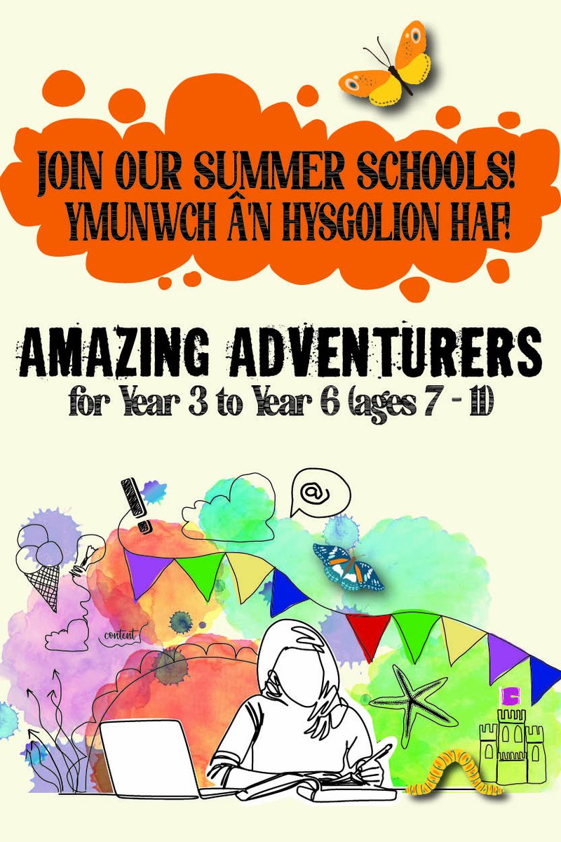 Someone has misplaced the end of our story! Can your young people create and perform their own adventure story to help us find our ending?

Amazing Adventurers, our summer school for ages 7 -11 runs daily from 10am to 3pm, Mon 5 to Fri 9 August.

Book online or call 01646 695267.