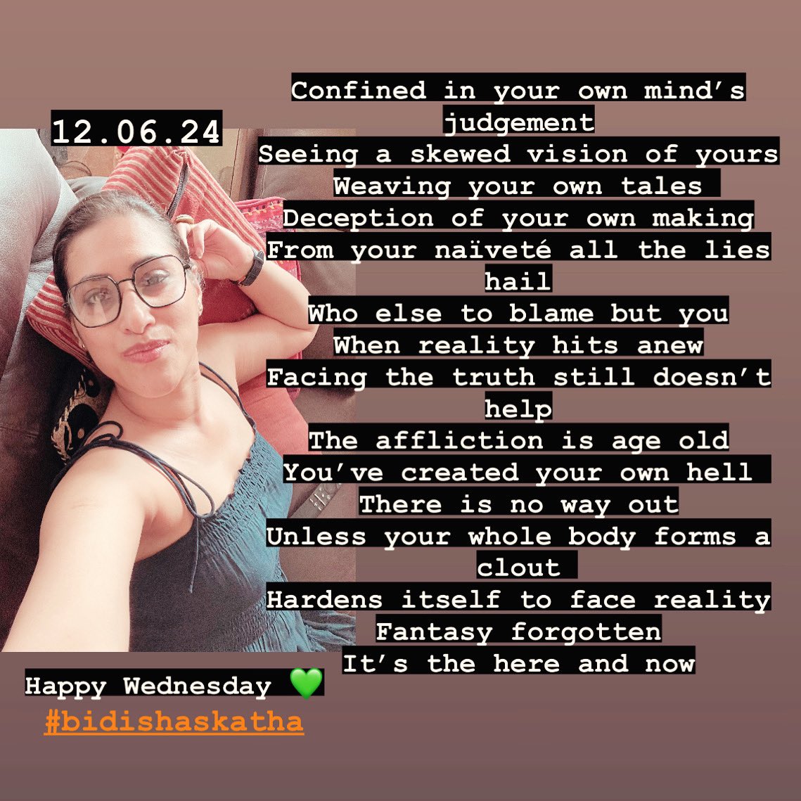 Wednesday’s poetry by Bidisha Ghosh Sharma