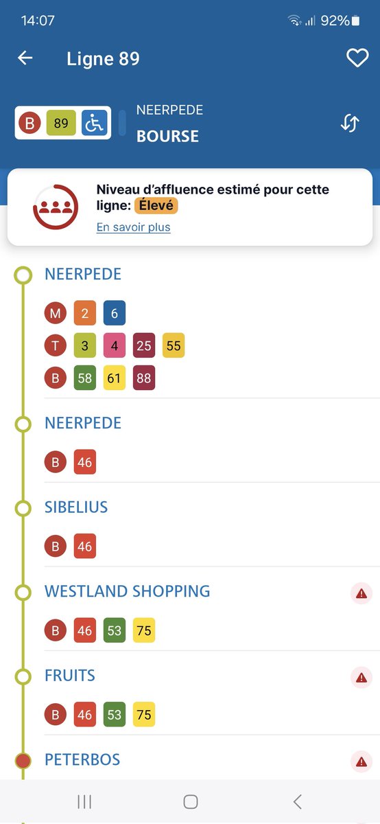 casimir32's tweet photo. @STIBMIVB dites ça fait 3 semaines qu'on a demandé la maj de l'appli  pour le bus 89 et tjs pas fait https://t.co/5eg29Kt6zk