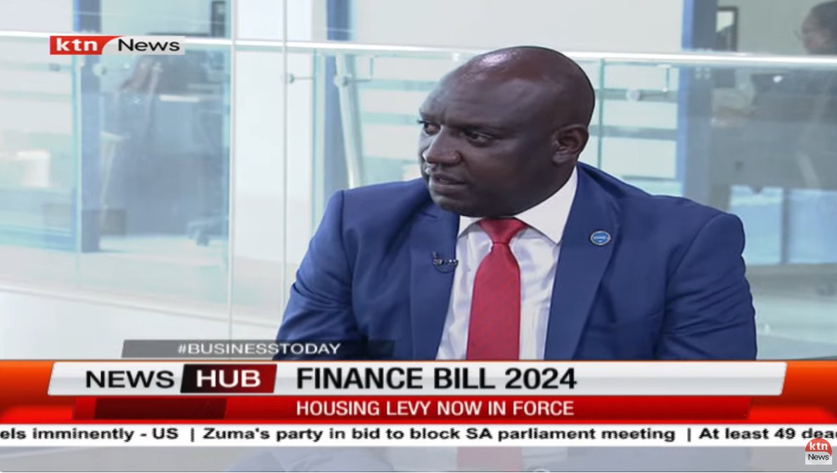 KPMGEastAfrica's tweet photo. #KPMGBudgetInsights: James Kimani, an Associate Director in Tax &amp; Regulatory Services at @KPMGEastAfrica is live on @KTNNewsKE's Business Today segment discussing the Finance Bill 2024 recommendations. 

Listen in here: https://t.co/1nB85btlFl https://t.co/JuPbufZ7we
