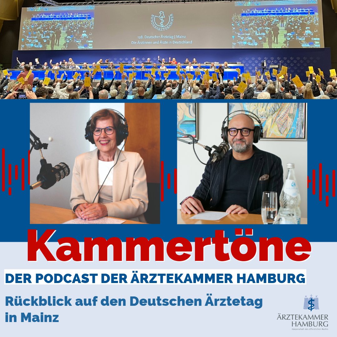 🎧 Wie war's beim #DAET2024? Welche Weichen wurden für die #Gesundheitsversorgung der #Zukunft gestellt? Welche Rolle sollen künftig die #Primärversorgung und die #Notfallversorgung spielen? Was soll sich für ärztliche Fort- und Weiterbildung ändern? 👉 ogy.de/erl9